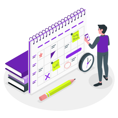 Set teens' weekly schedule