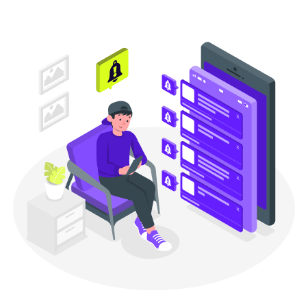 Receive real-time notifications